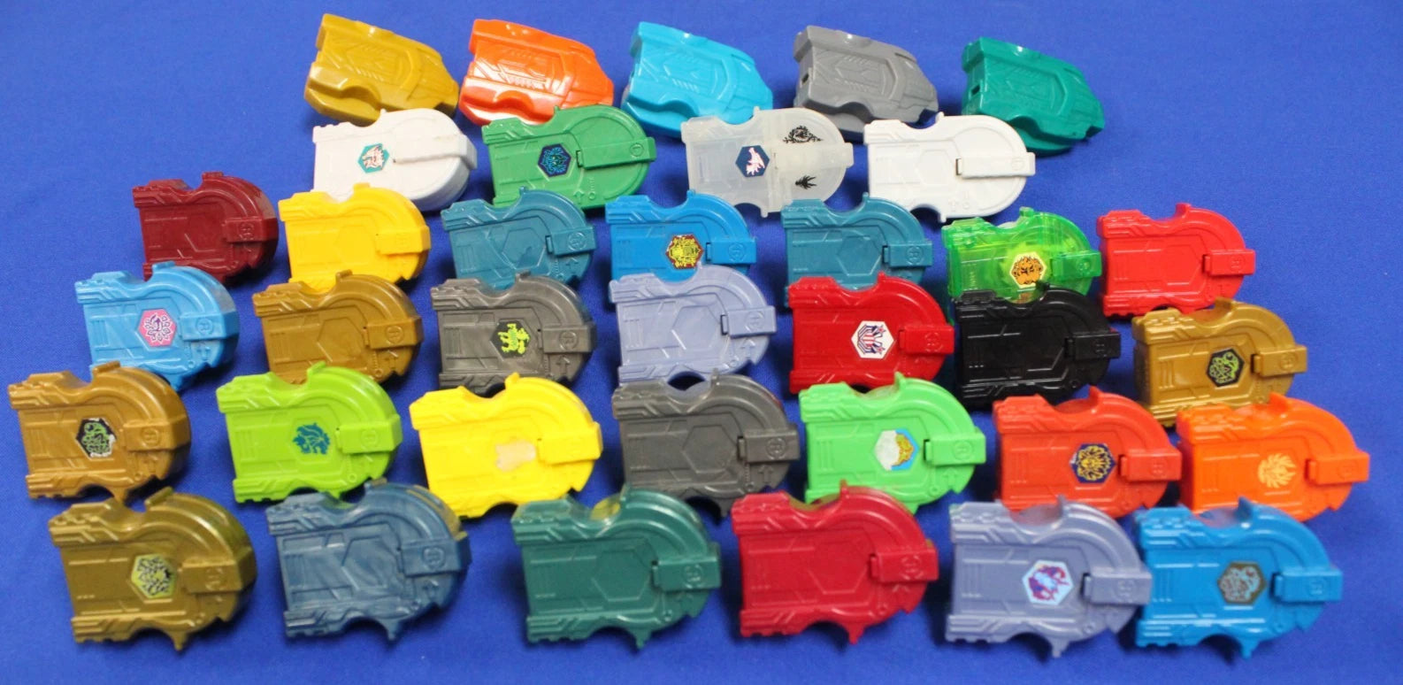 Hasbro Beyblade Mixed Lot of Various Parts Pieces Ripcords & Launchers Metal