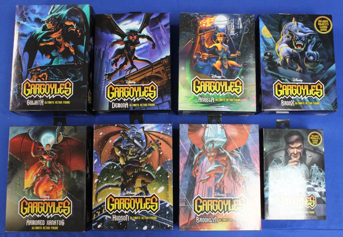 NECA Gargoyles Series Lot of 8 Action Figures