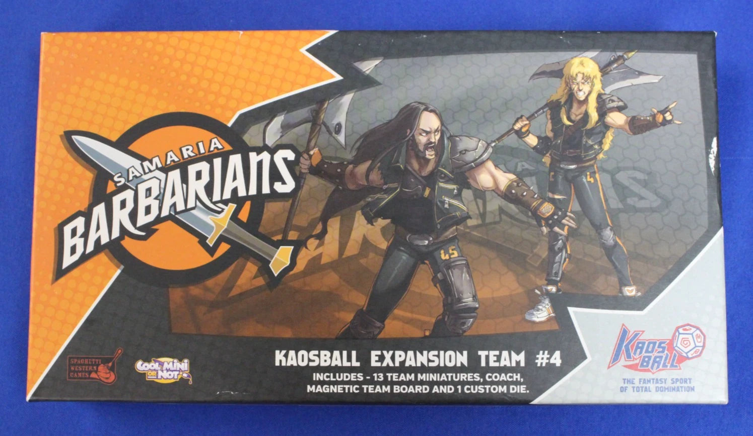 CMON Kaos Ball Board Game with Expansion Teams and Ringer Packs Complete in Box