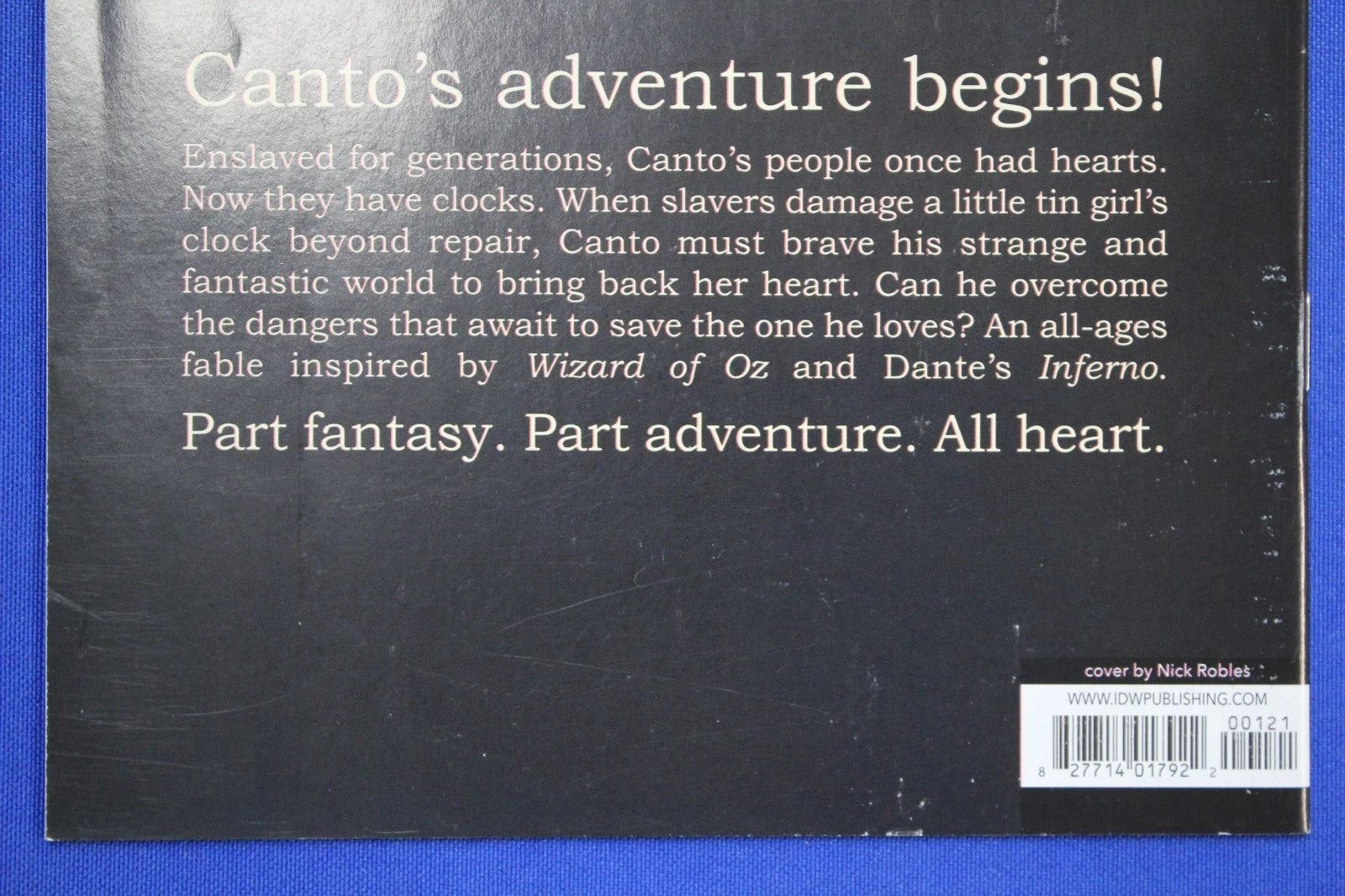 Canto #1 1:10 Chris Ables Retailer Incentive RI Variant VF