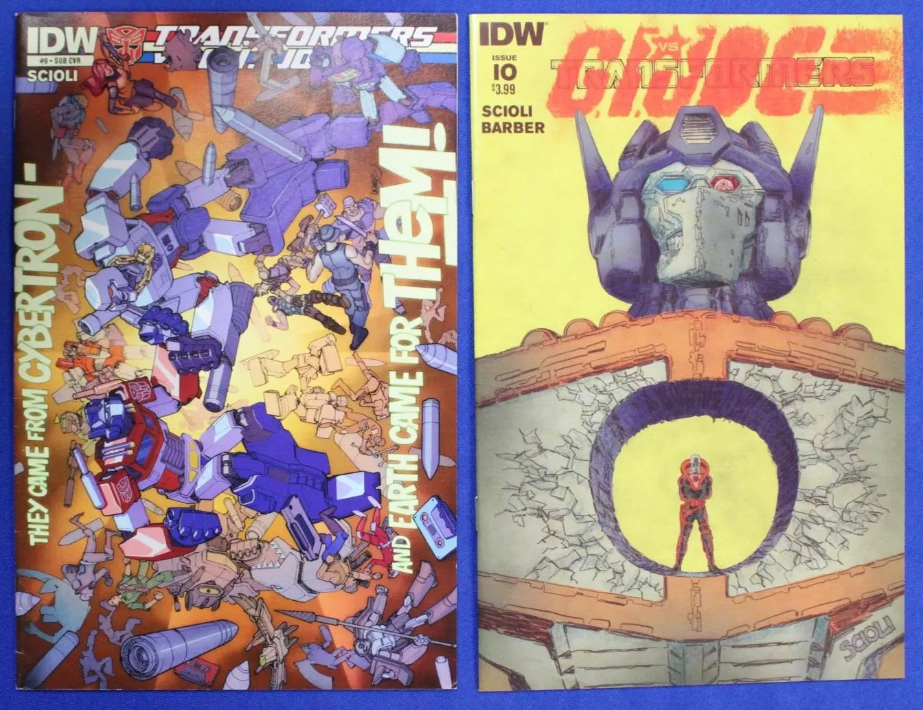 Transformers vs GI Joe #1-13 + Annual & Variants Complete Set Lot of 33 VF-VF/NM