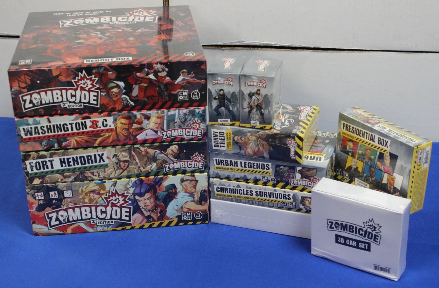 C-MON Zombicide 2nd Edition Kickstarter Game Bundle Set of 12 New and Sealed