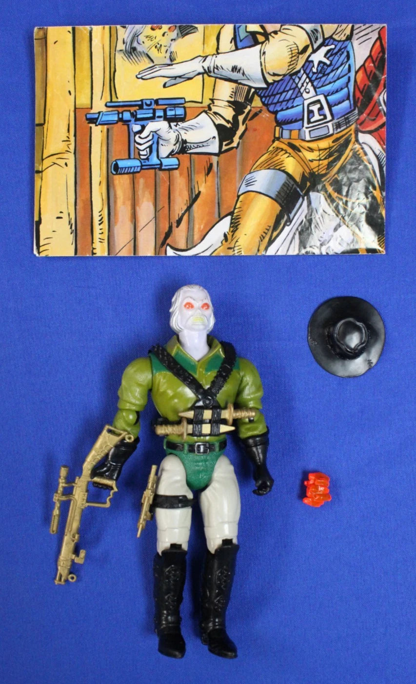 Tex Hex Action Figure Near Complete w/ Hat Guns + Poster