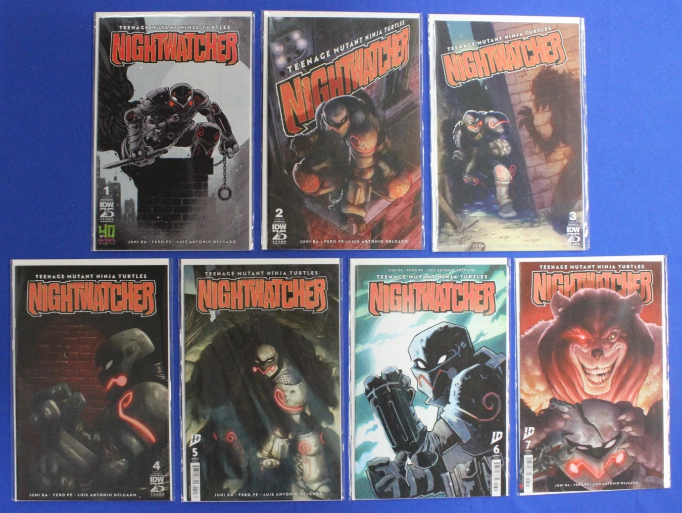 Teenage Mutant Ninja Turtles Nightwatcher #1-7 Complete Set VF/NM