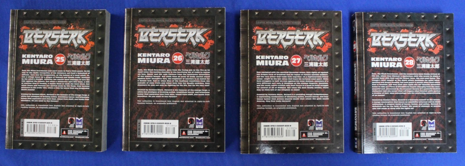 Berserk Vol 1-41 + Flame Dragon Knight English Manga Near Complete Paperback Set