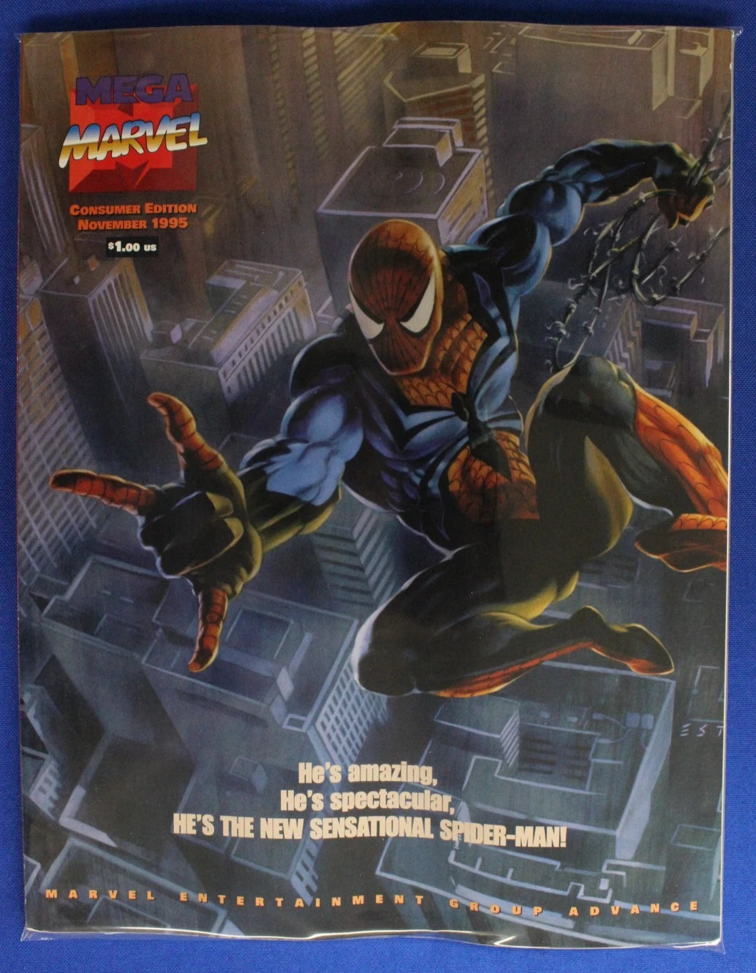 Mega Marvel Catalog Magazine Lot of 6 VF-VF/NM