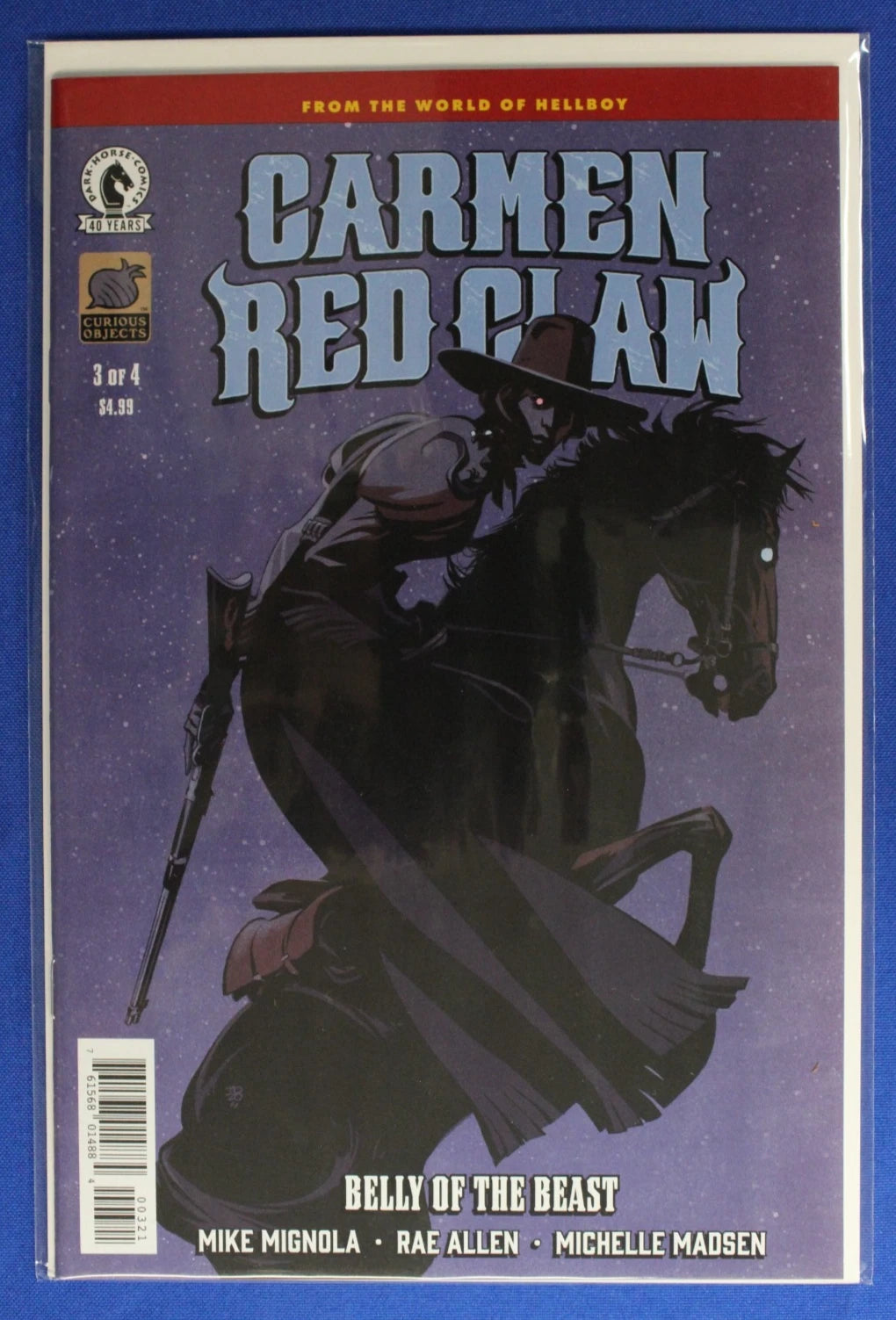 Carmen Red Claw Belly of the Beast #1-4 VF-VF/NM