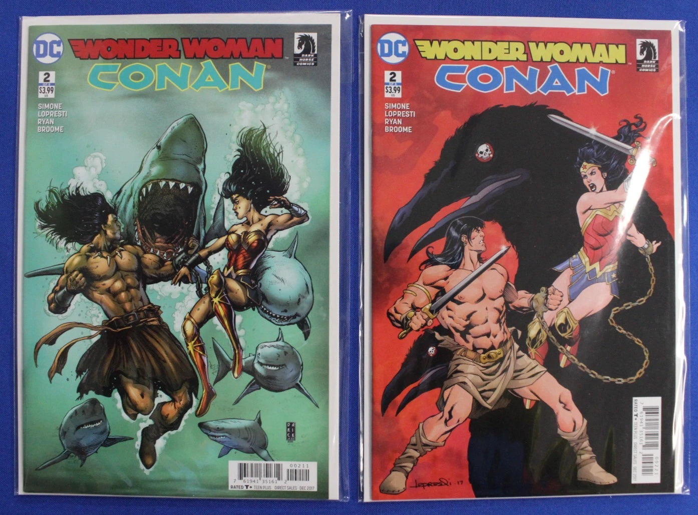 Wonder Woman Conan #1-6 Complete Set + Variants Lot of 11 VF/NM