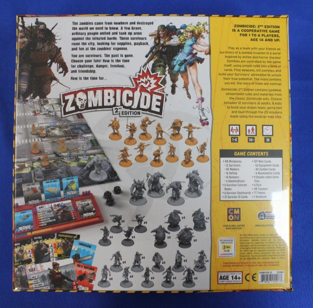 C-MON Zombicide 2nd Edition Kickstarter Game Bundle Set of 12 New and Sealed