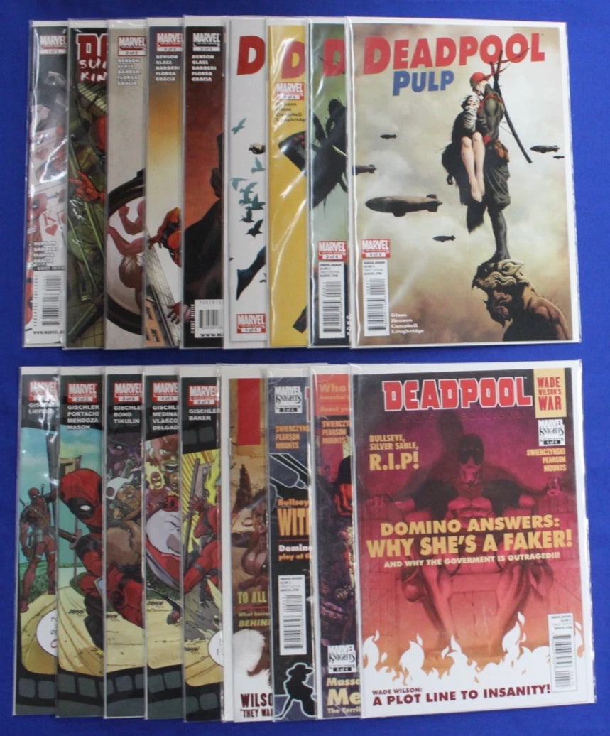 4 Complete Deadpool Mini-Series Lot of 18 VF/NM