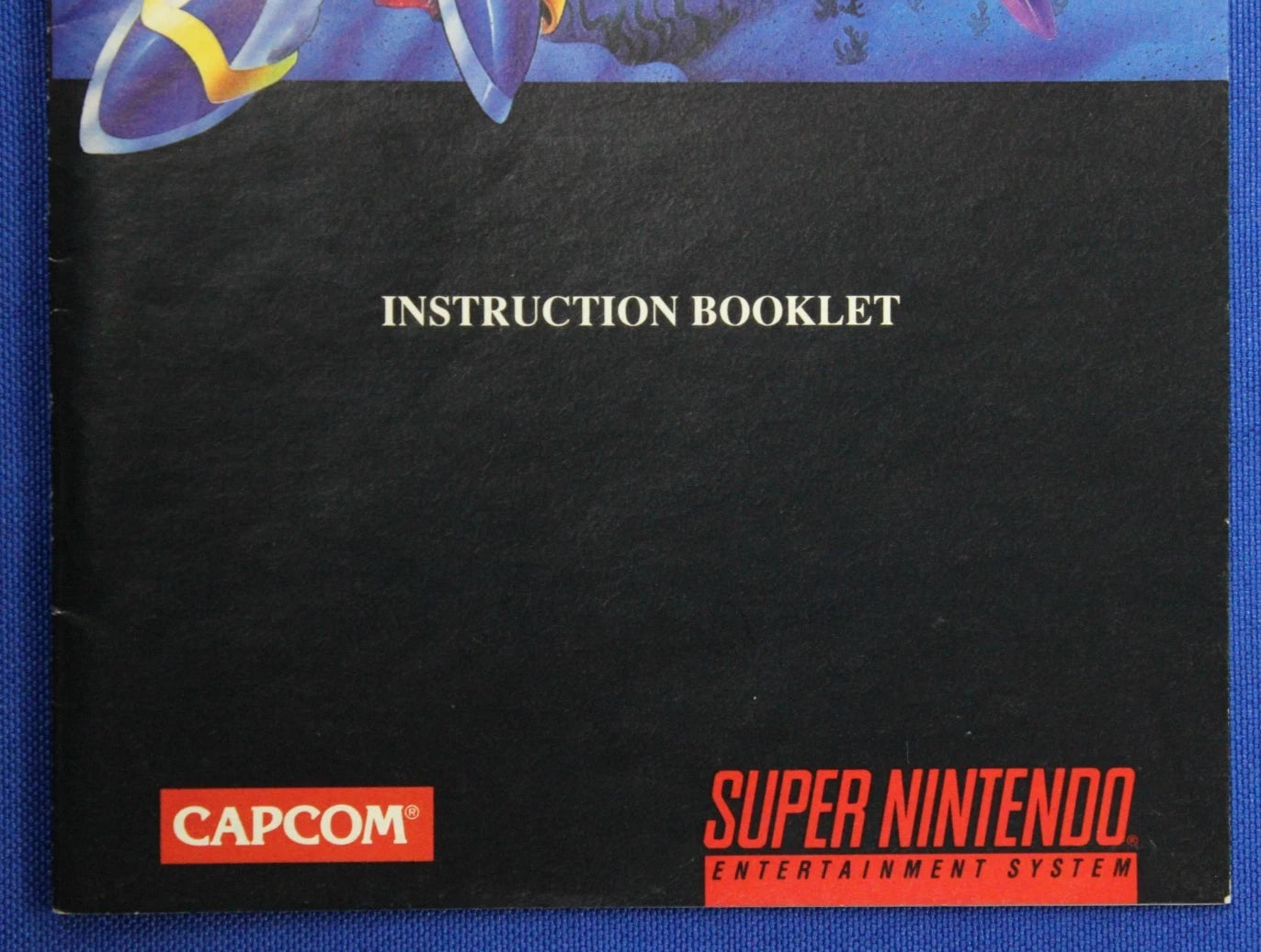 Mega Man X Super Nintendo SNES Original Manual Instruction Booklet ONLY