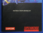 Mega Man X Super Nintendo SNES Original Manual Instruction Booklet ONLY