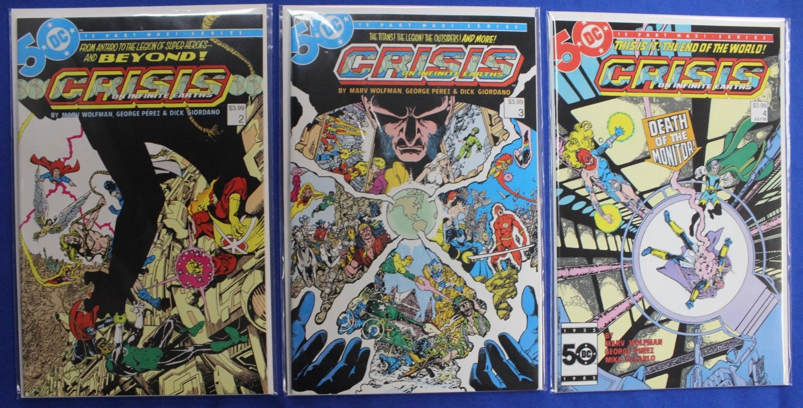 Crisis on Infinite Earths #1-12 Facsimiles Complete Set + Special VF/NM