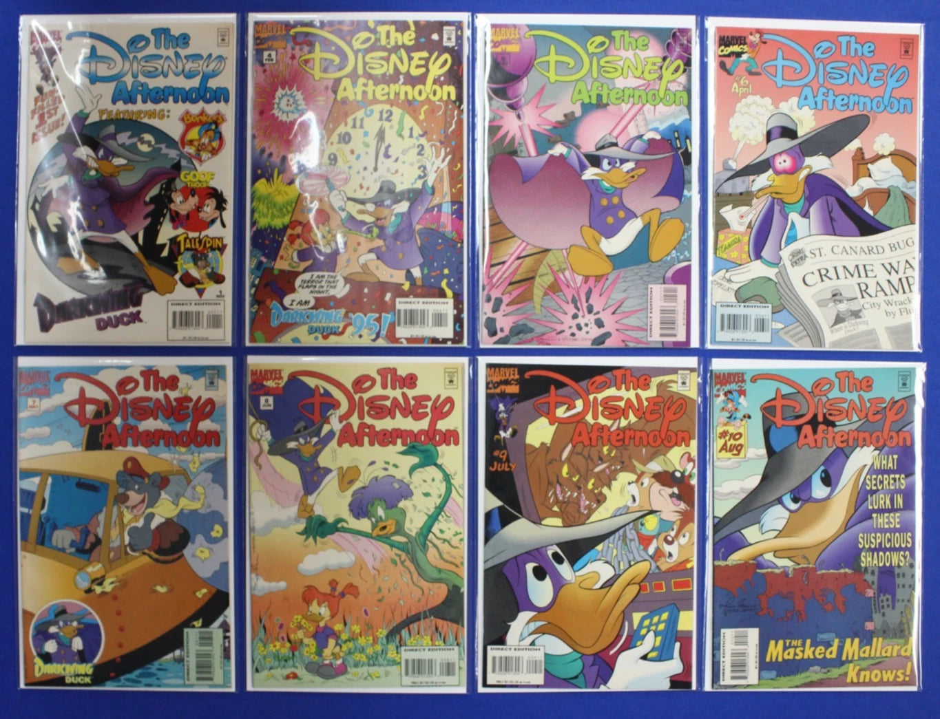 The Disney Afternoon #1 & 4-10 Lot of 8 VF/NM