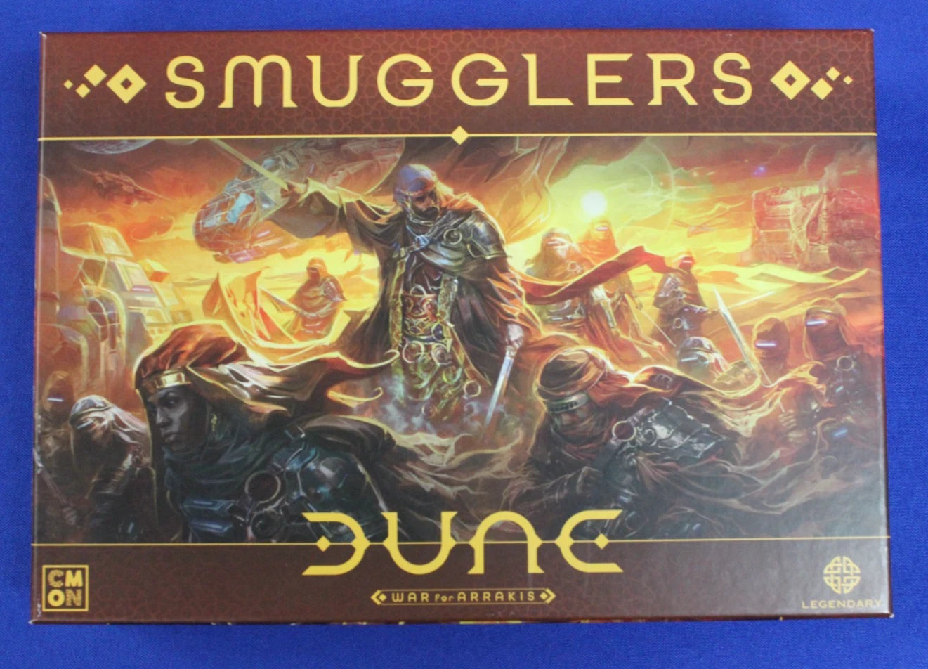 CMON Dune War for Arrakis + 2 Expansions + Playmat Lot of 4 Complete