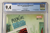 Moon Girl and Devil Dinosaur #1 1:25 Trevor Von Eeden Variant CGC 9.4 NM