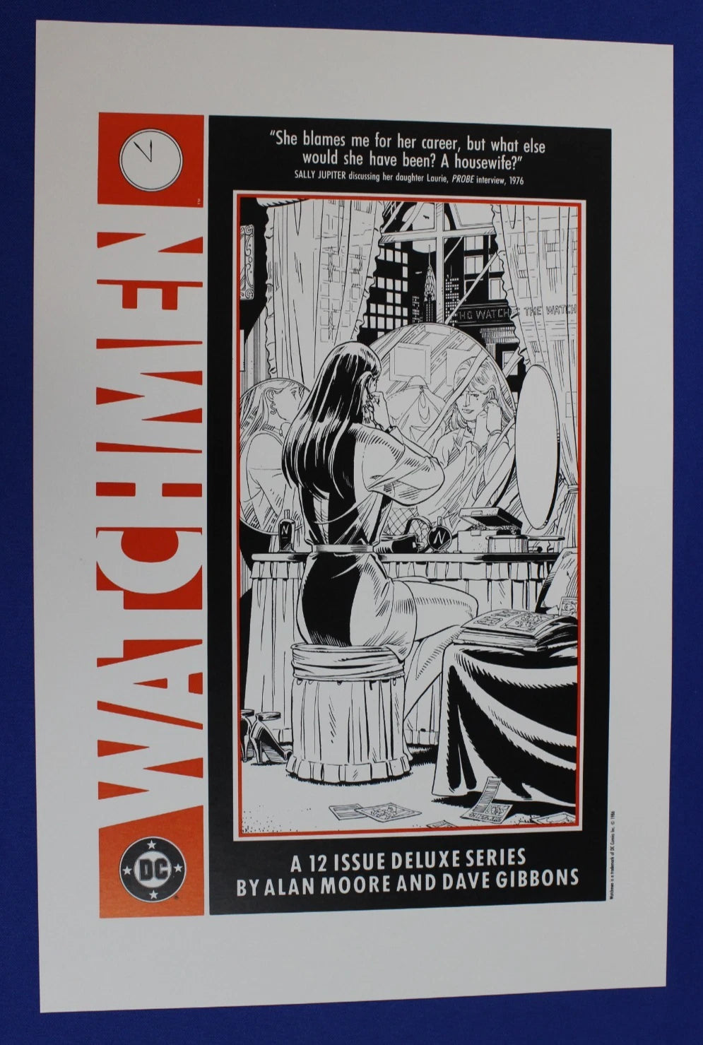 DC 1988 Watchmen Art Portfolio American & French Covers + Promotional Posters