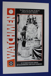 DC 1988 Watchmen Art Portfolio American & French Covers + Promotional Posters
