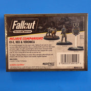 Fallout Wasteland Warfare Miniatures Lot of 5: Survivors, Robots, & Mojave Companions [Pre-Owned]