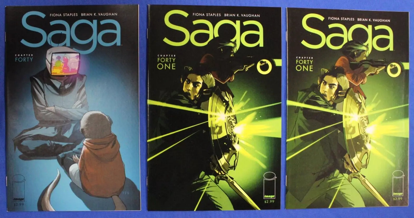 Saga #2-6, #8-66 Near Complete Set + 2nd & 3rd Prints VF/NM