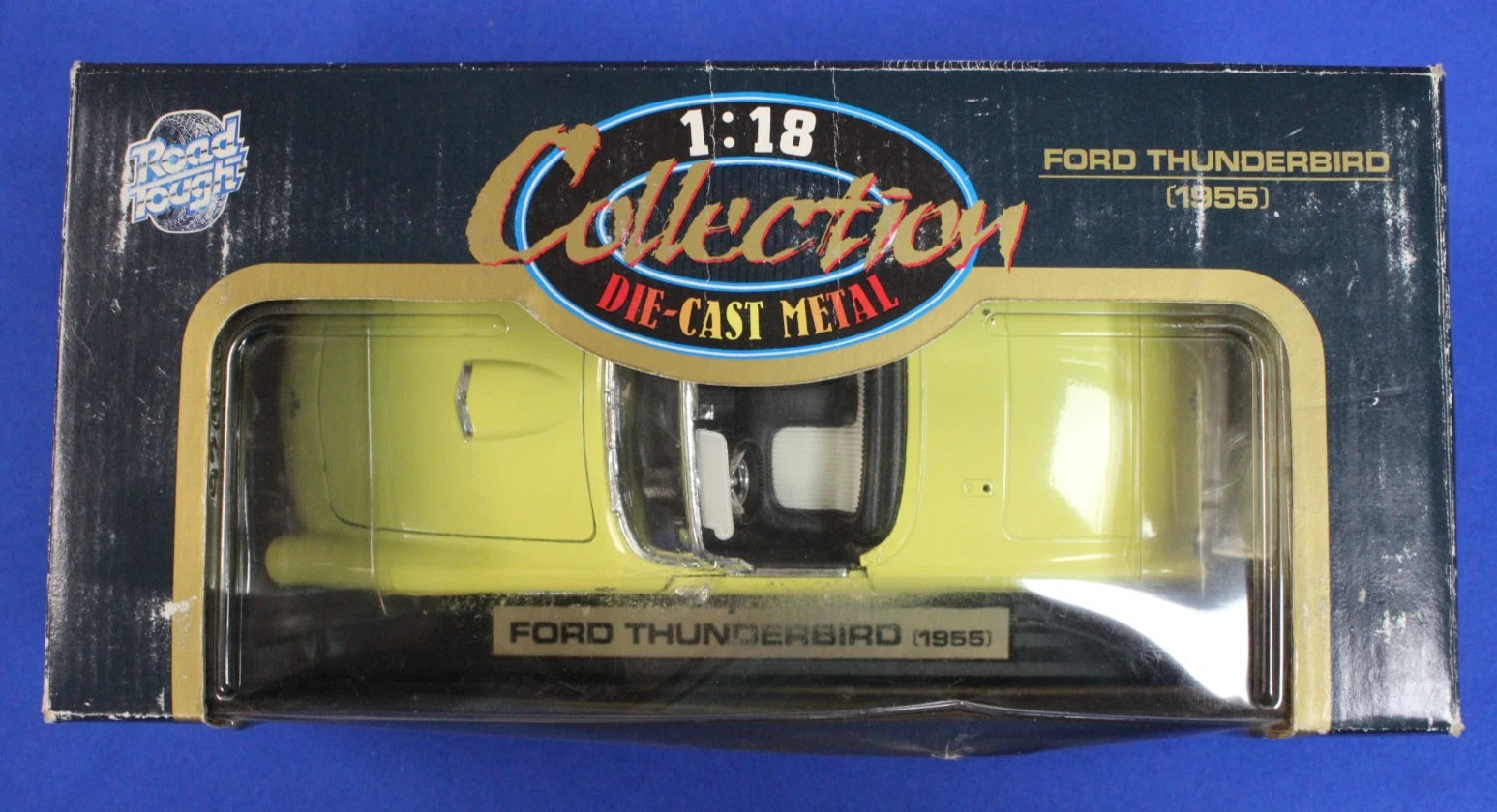 Road Tough 1967 Volkswagen Beetle & 1955 Ford Thunderbird 1:18 Vehicle Lot of 3