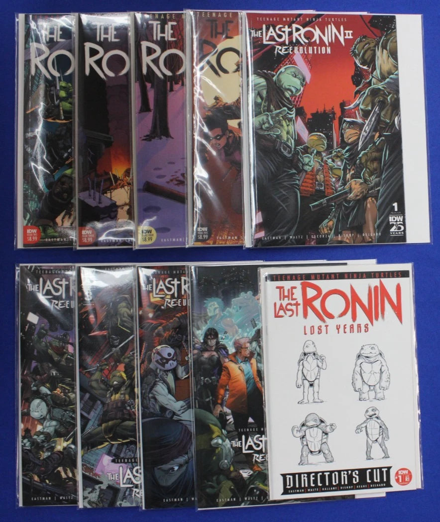 TMNT Last Ronin #2-5, Re-Evolution #1-5, & Extra Lot of 10 VF/NM