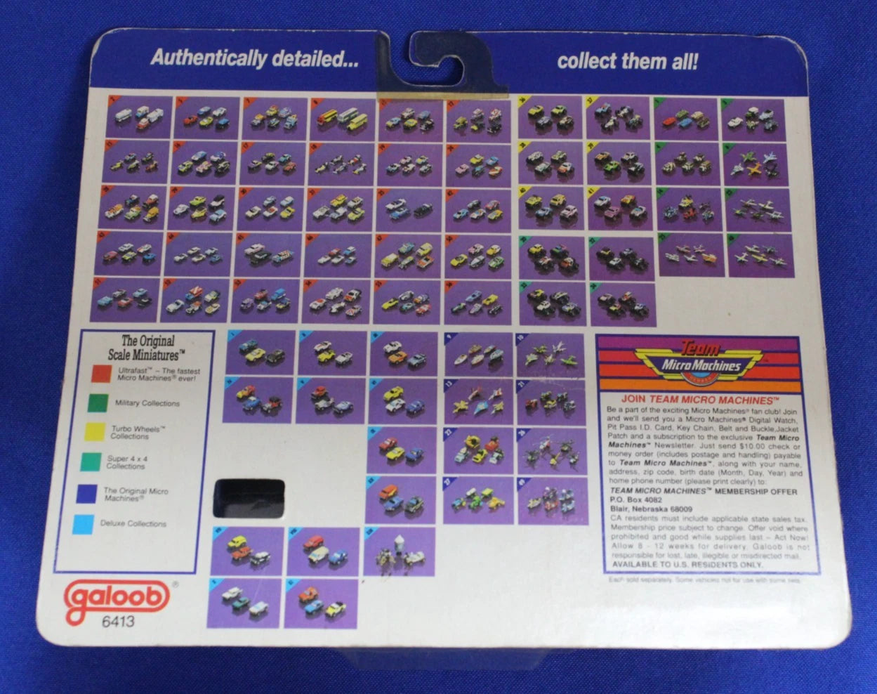 Galoob Micro Machines Private Eyes Collection #s 3 5 6 & 12 Complete in Box