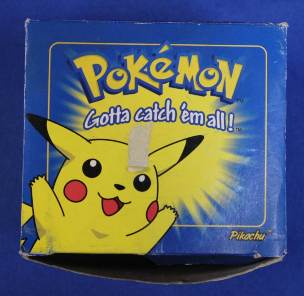 Pokemon Burger King 1999 23k Gold Pikachu + Togepi Trading Cards with Pokeball