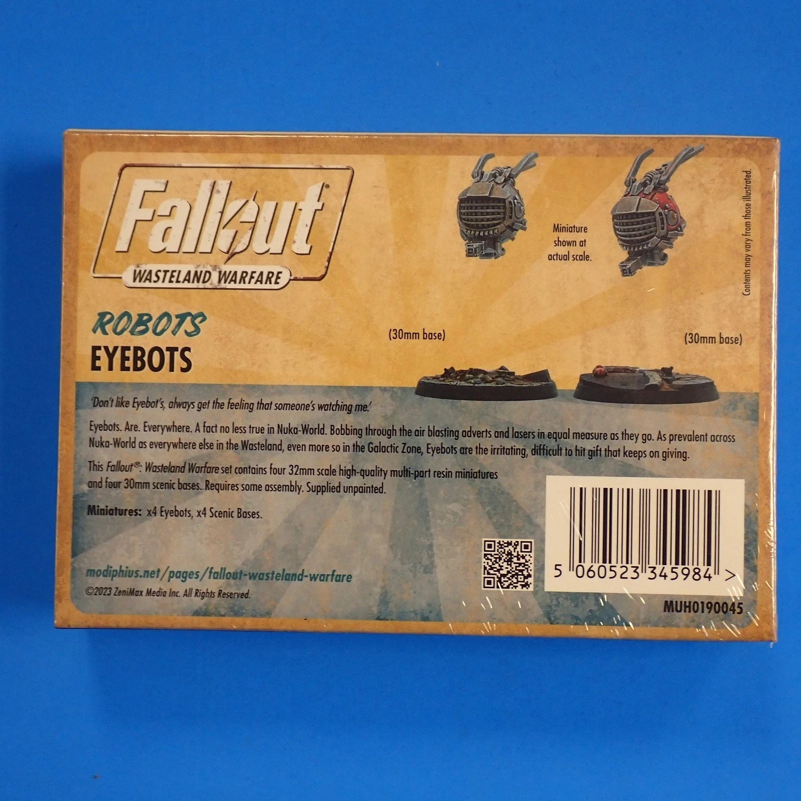 Fallout Wasteland Warfare Miniatures Lot of 6 - Robots, Zetans, & Legends of Vault 76 [Pre-Owned]