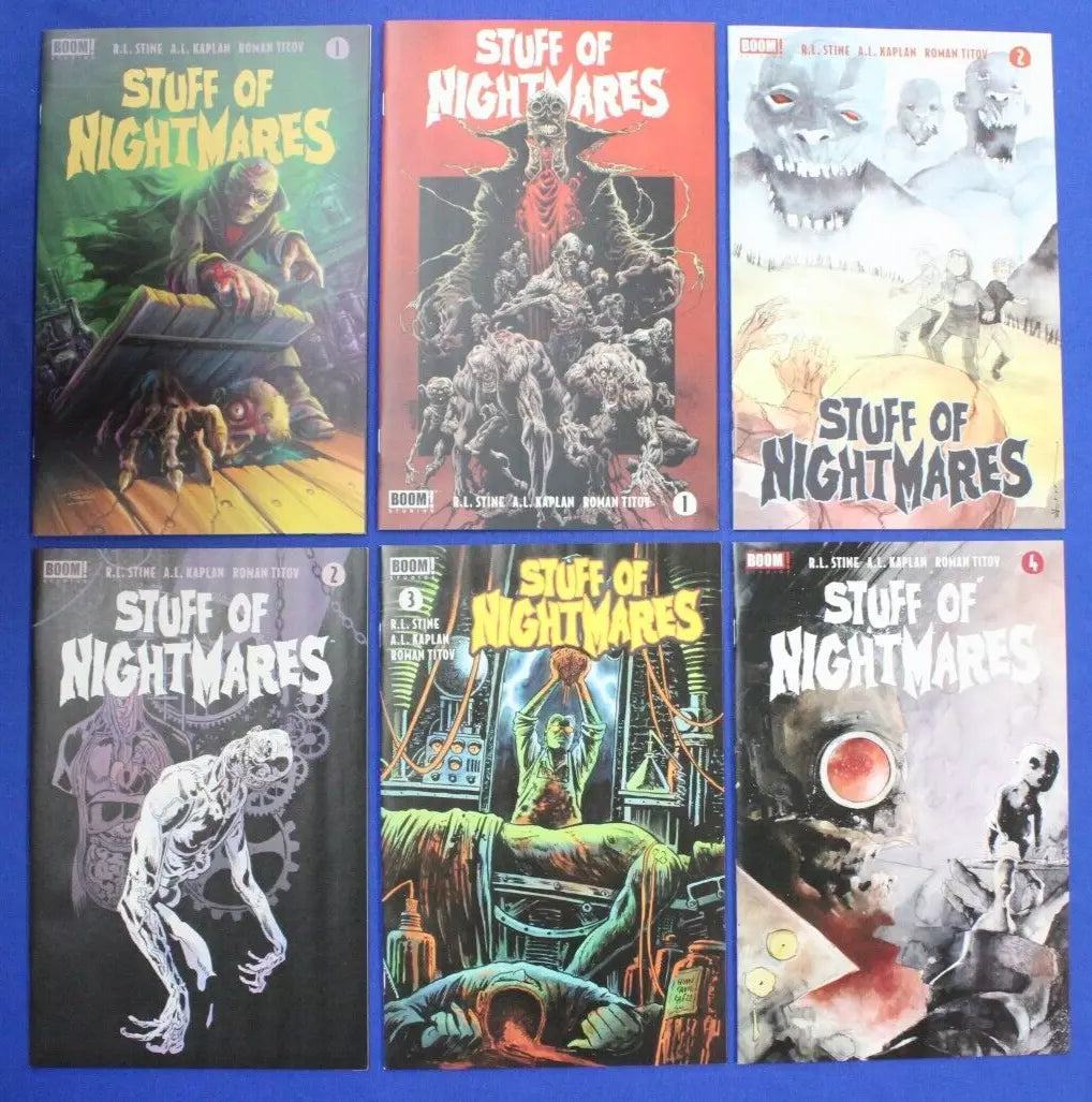 Stuff of Nightmares #1-4 Complete Set + Variants Lot of 6 VF/NM