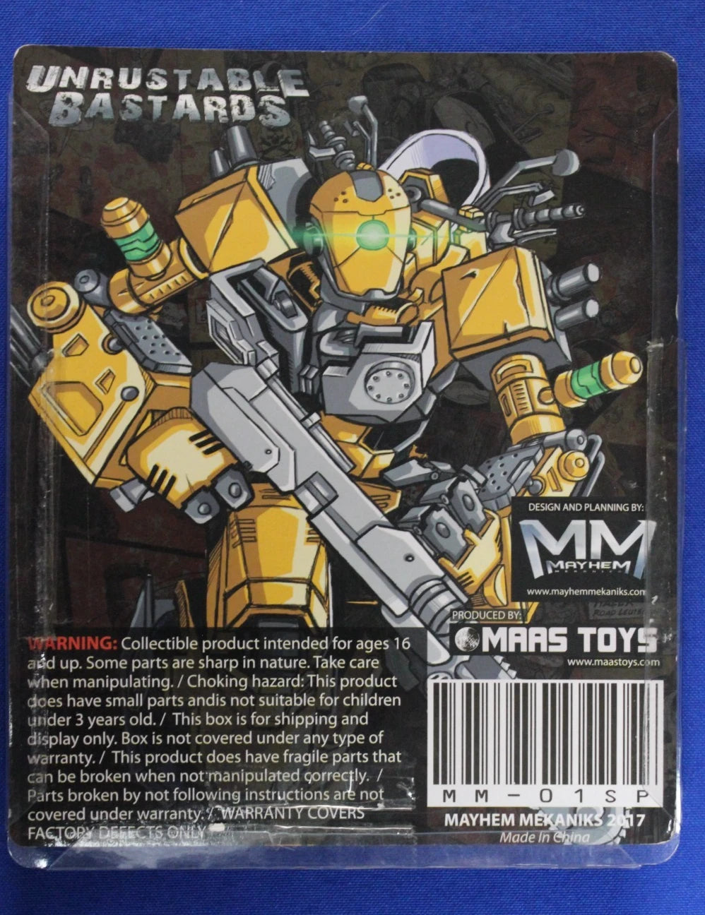 Mayhem Mekanics 2018 Unrustable Bastards Kickstarter Transformable Figure Lot