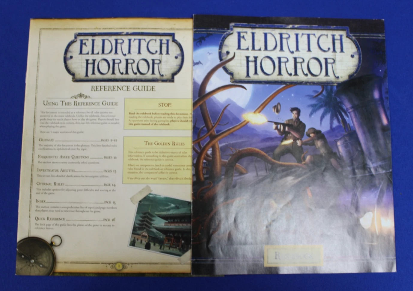 Fantasy Flight Games Eldritch Horror Base Game + Expansions Lot of 4 Complete