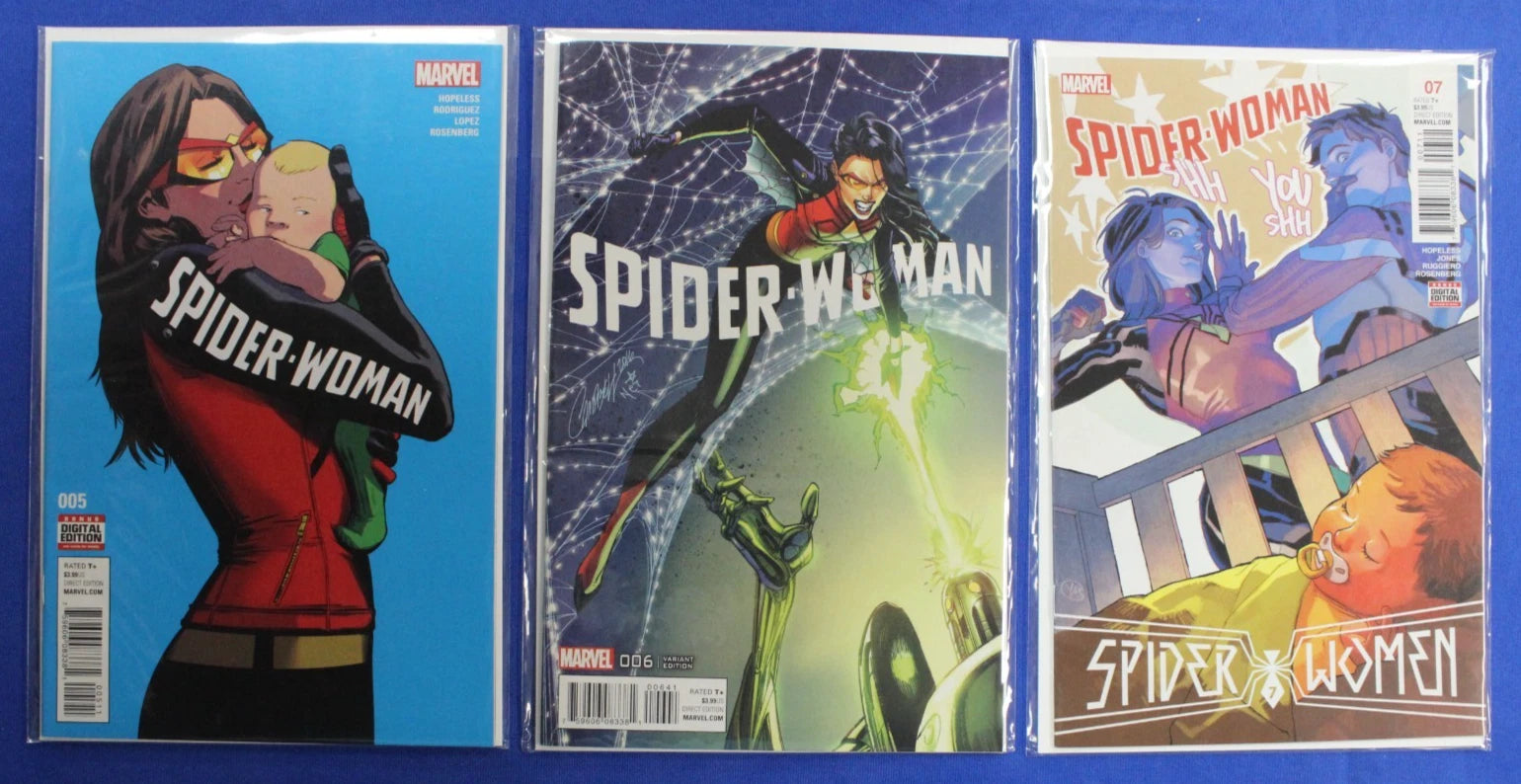 Spider-Woman #1-17 Complete Set VF-VF/NM