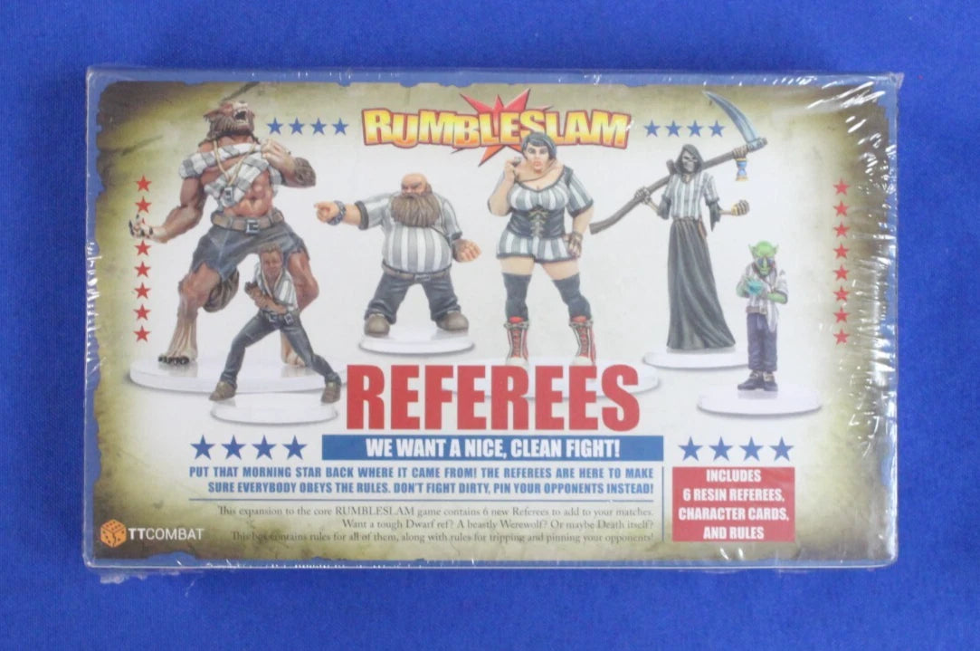 TT Combat Rumbleslam Board Game Referees Miniatures Expansion