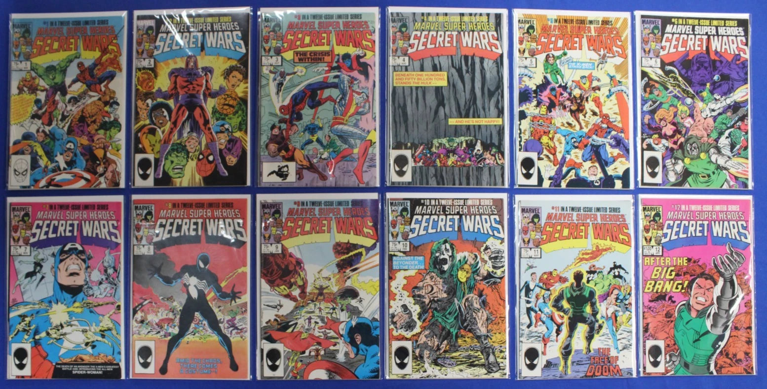 Marvel Super Heroes Secret Wars #1-12 Complete Set FN-VF