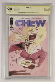 Chew #3 1st Print CBCS 9.8 NM/MT SIGNED x2 John Layman & Rob Guillory