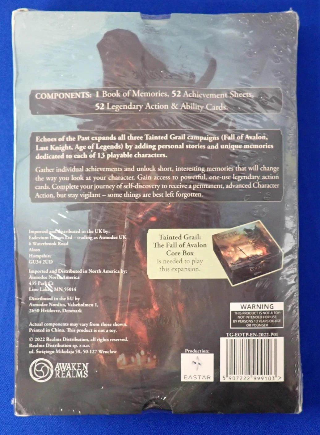 Awaken Realms Tainted Grail Fall of Avalon Game + Expansions & Stretch Goals Lot