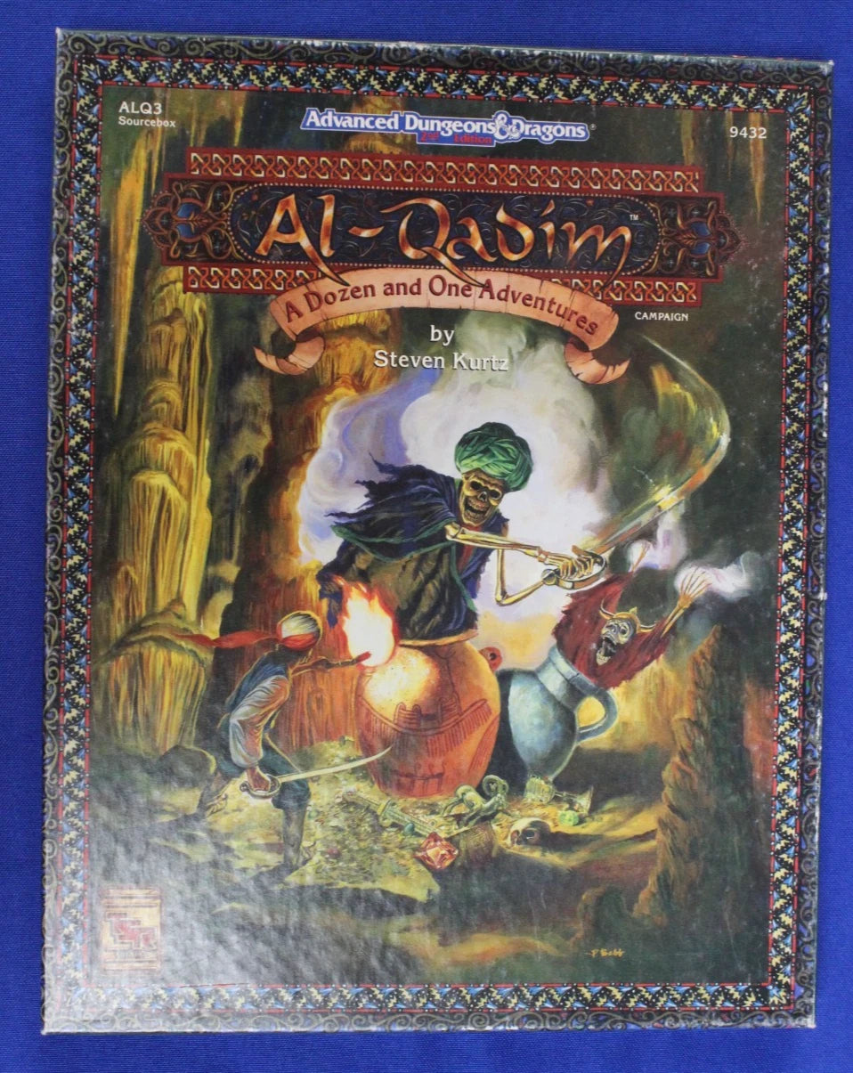 TSR 1993 AD&D Al-Qadim A Dozen and One Adventures Campaign Box Set Complete
