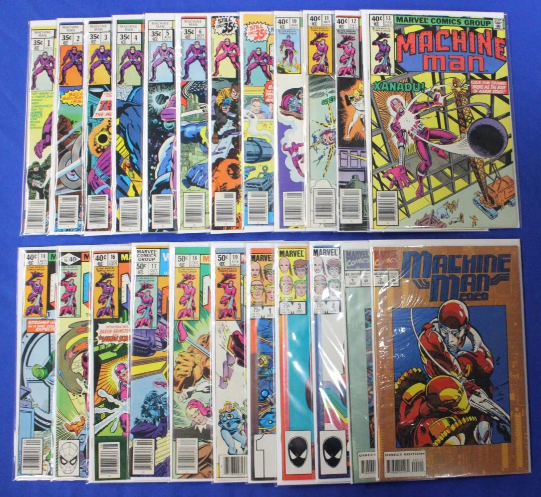 Machine Man Lot of 23 FN-VF