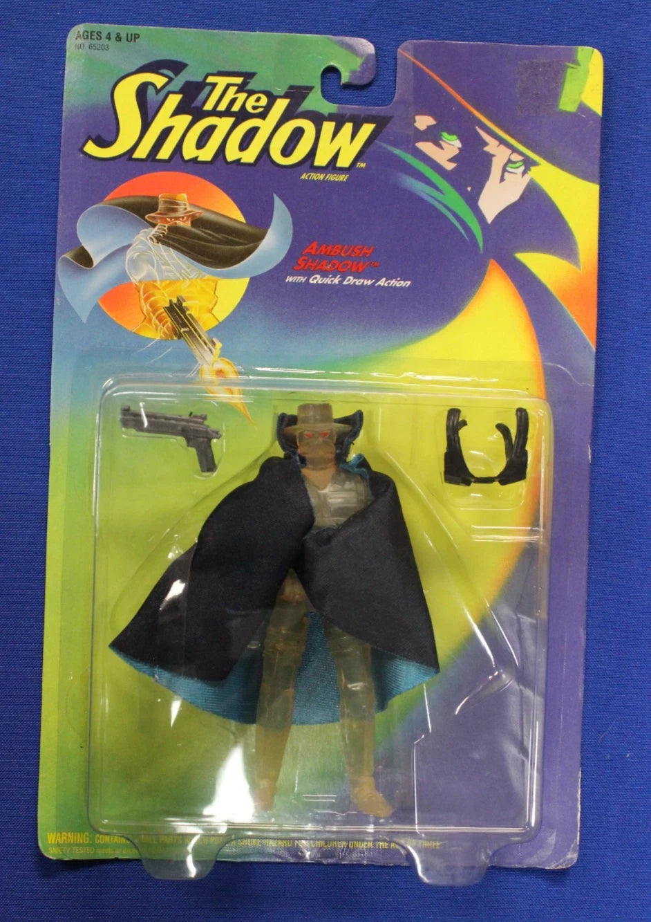 Kenner 1994 The Shadow Lightning Draw Shadow & Ambush Shadow Action Figure Lot