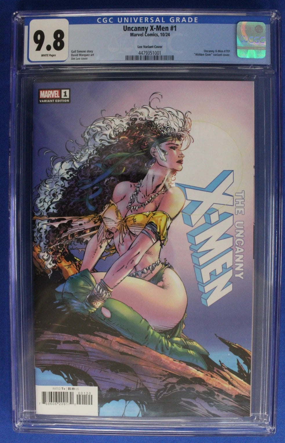 Uncanny X-Men #1 1:50 Jim Lee Variant CGC 9.8 NM/M
