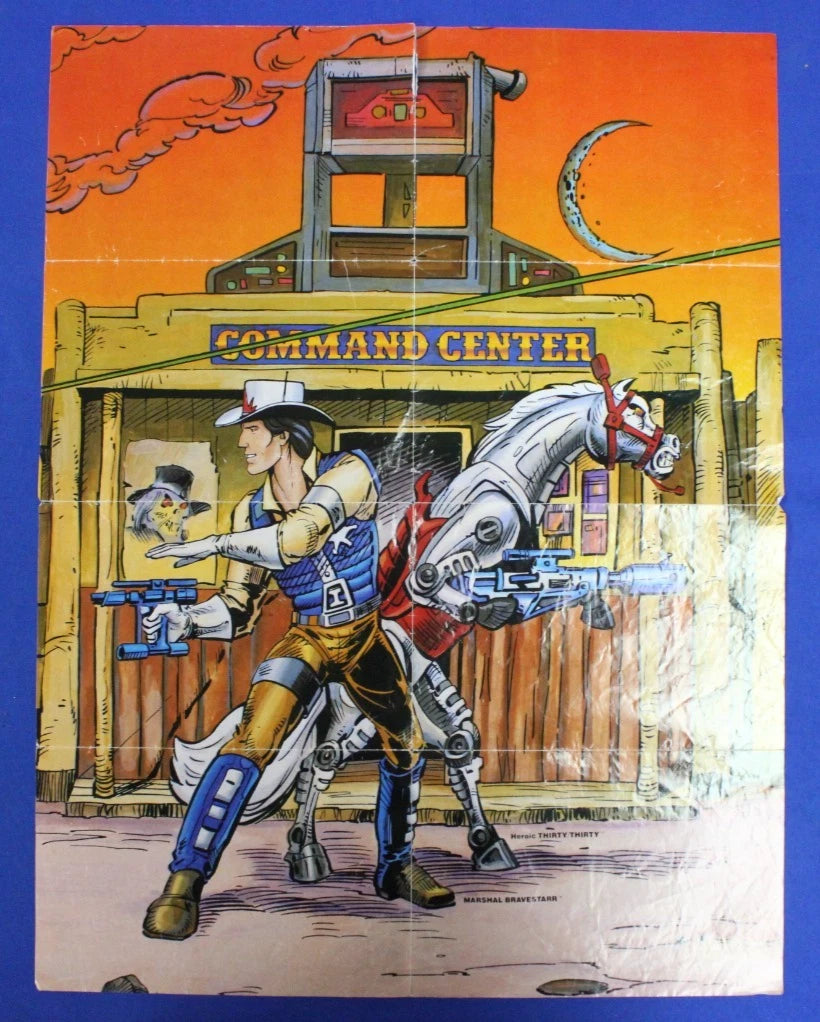 Tex Hex Action Figure Near Complete w/ Hat Guns + Poster