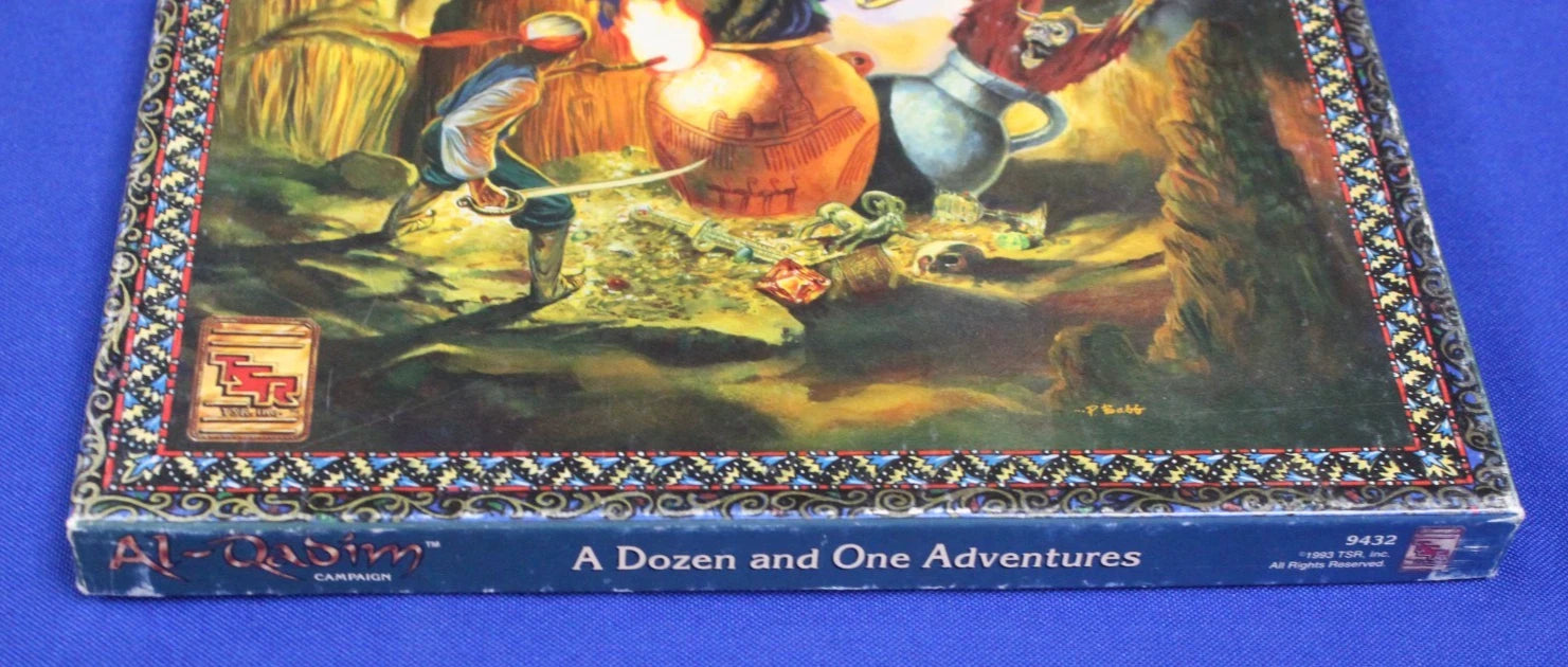 TSR 1993 AD&D Al-Qadim A Dozen and One Adventures Campaign Box Set Complete