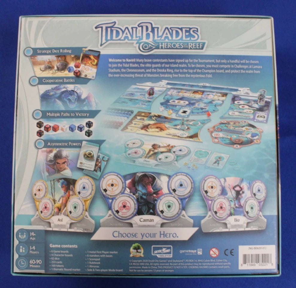 Druid City Games 2023 Tidal Blades Part 1 & II + Miniatures Board Game Lot
