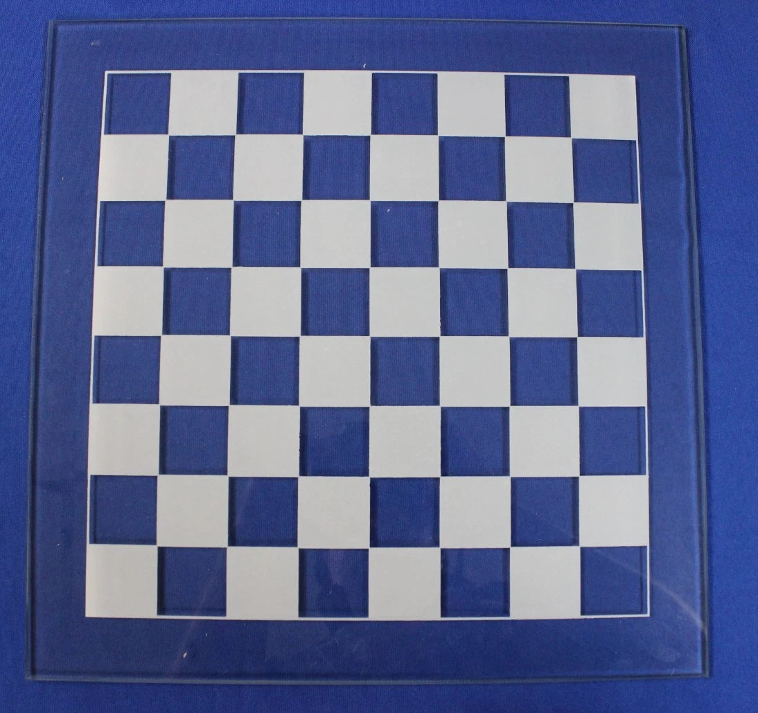 Pacific Giftware WWII U.S. vs. Germany Chess Set with Glass Chess Board