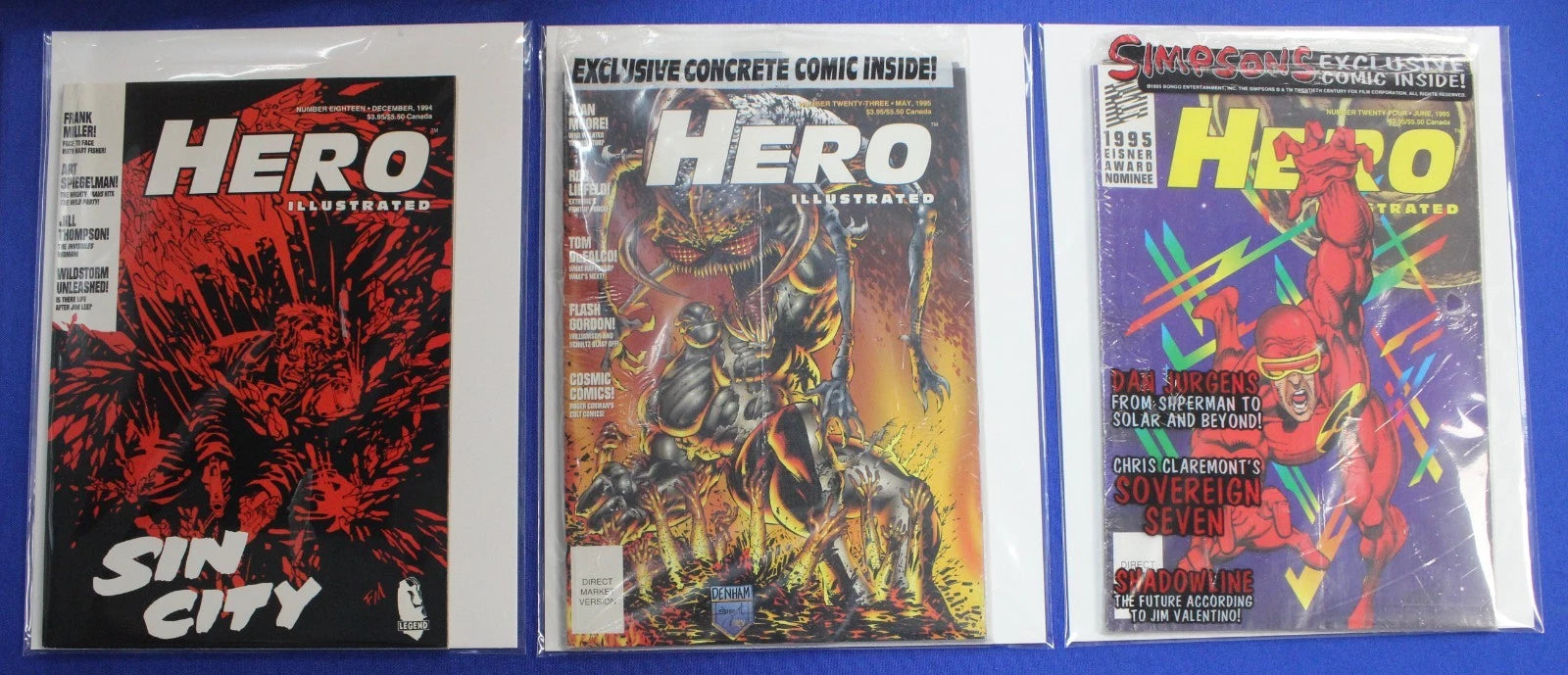 Hero Illustrated 19 issues + Extras Lot of 24 FN-VF
