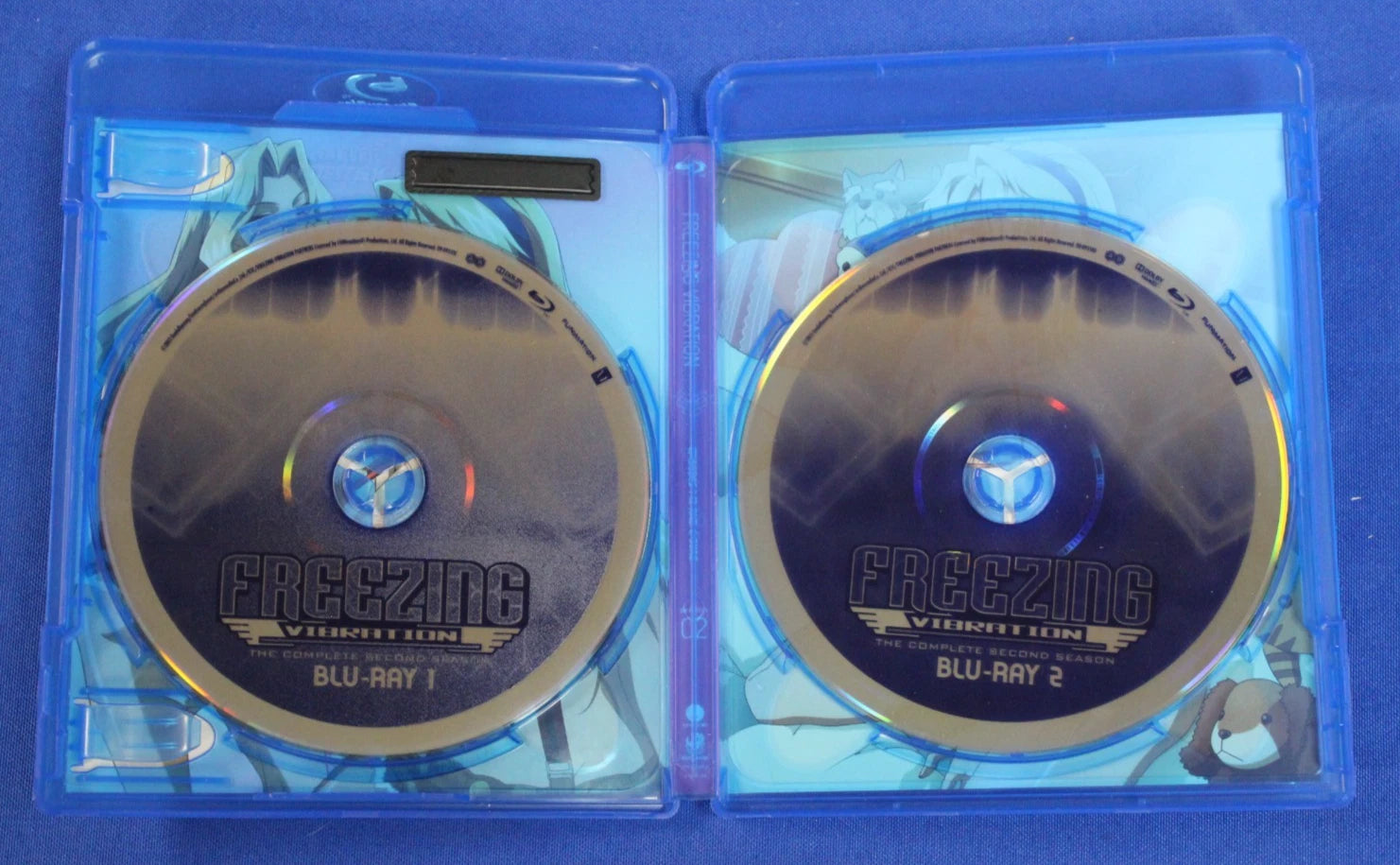 Freezing Season 1 & 2 Anime Complete Series Blu Ray Lot