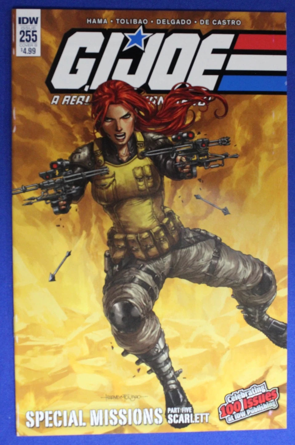 GI Joe A Real American Hero #255 Harvey Tolibao Cover B Variant VF
