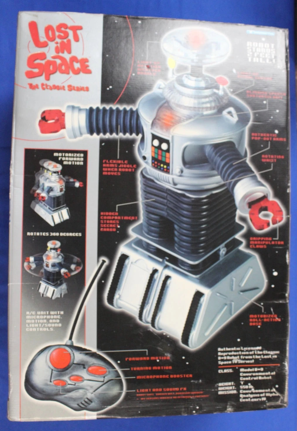 Trendmasters 1998 Lost in Space Classic Series 24" Radio Control RC B-9 Robot