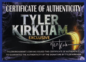 Teenage Mutant Ninja Turtles #1 Variant SIGNED by Tyler Kirkham w/ COA VF/NM